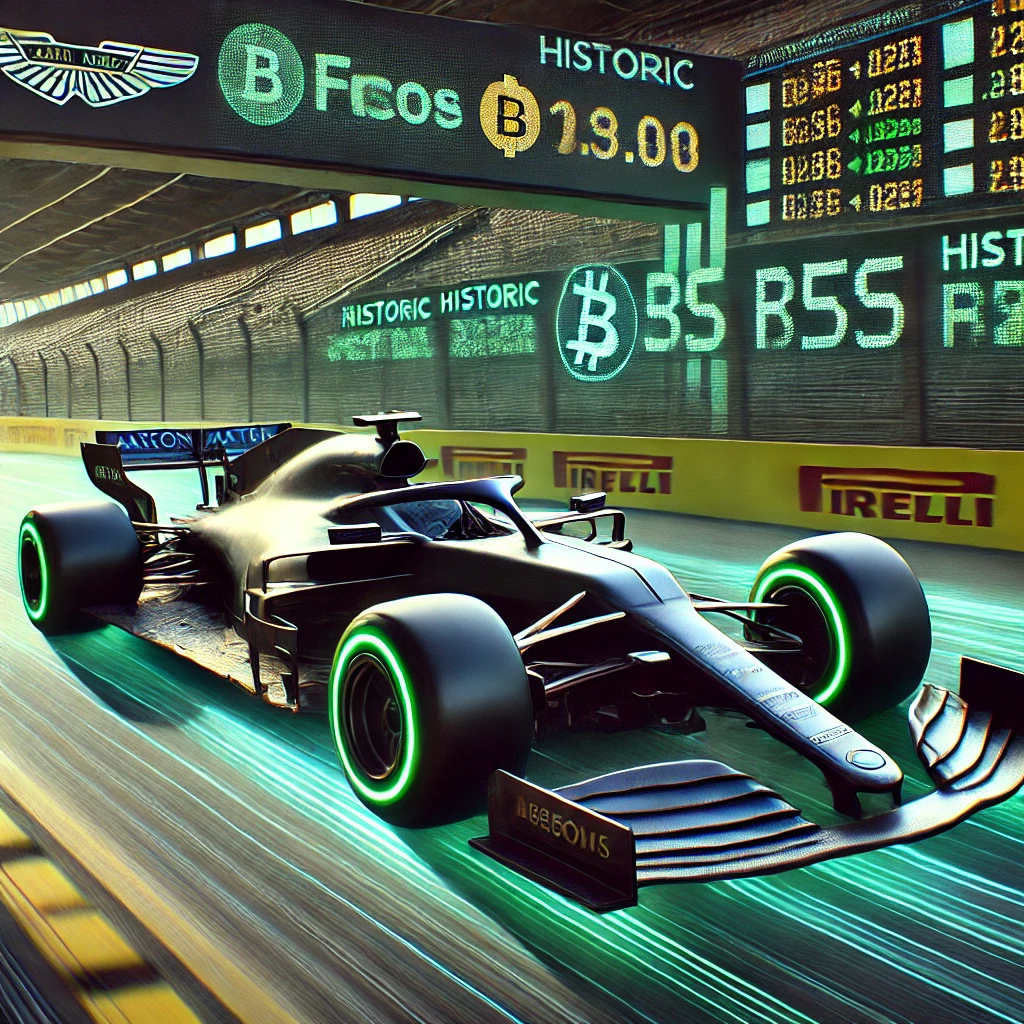 Aston Martin F1 crypto sponsorship blockchain motorsports